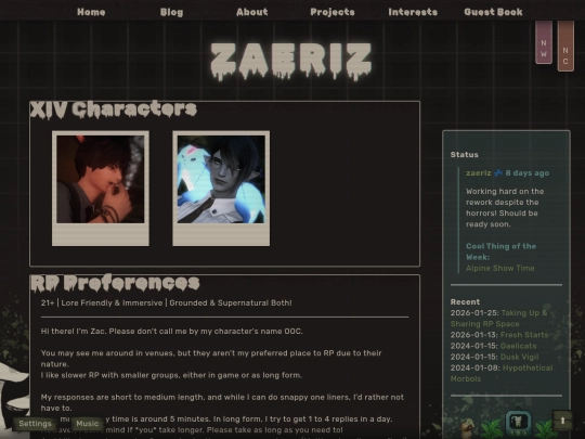 Website screenshot