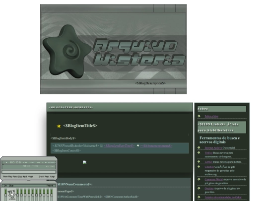 Blog screenshot