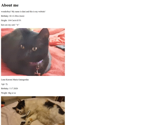 Aboutme screenshot