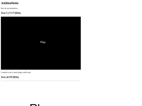 Animations screenshot
