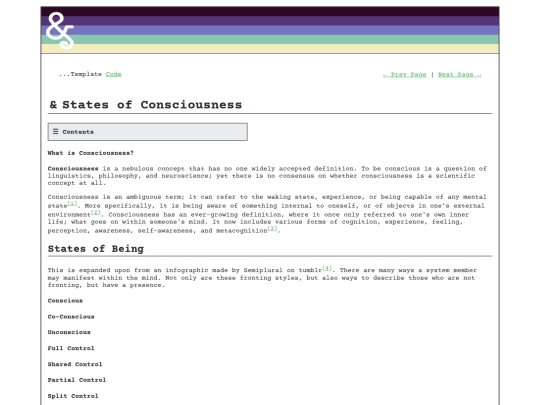 consciousness screenshot