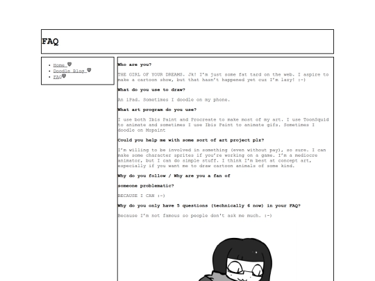 faq screenshot