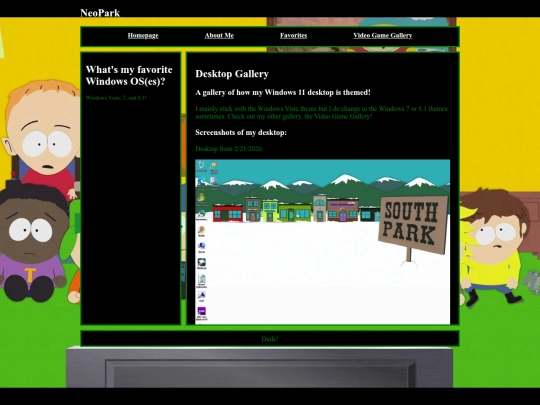 Desktops screenshot