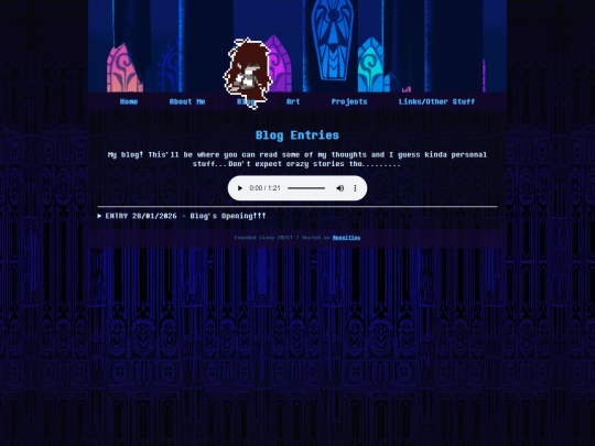 blog screenshot