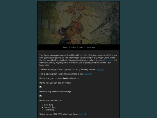 Website screenshot