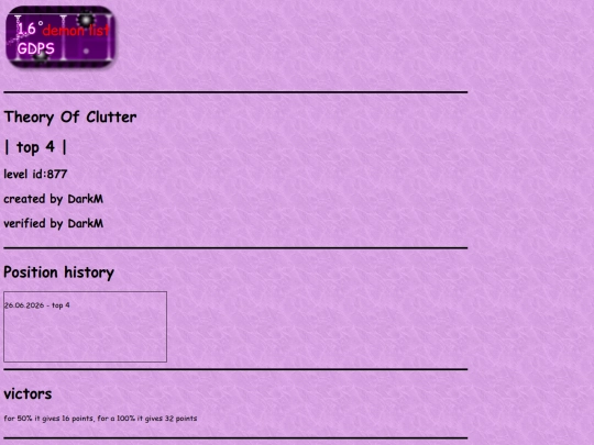 TheoryOfClutter screenshot