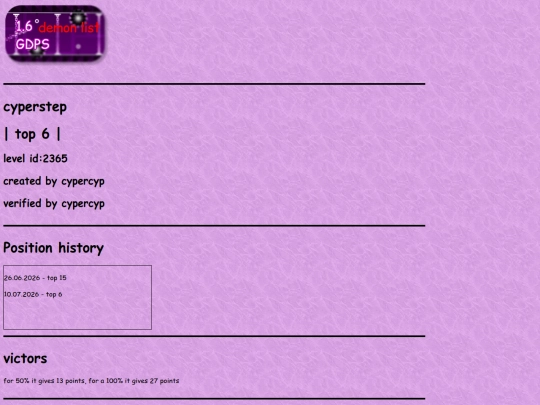 cyperstep screenshot