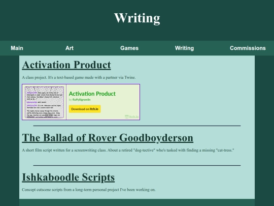 PortfWriting screenshot