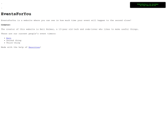 index screenshot