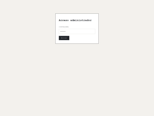 admin screenshot
