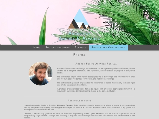 profile screenshot