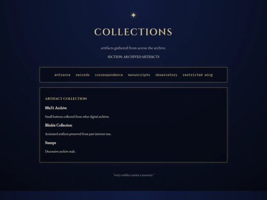 collections screenshot
