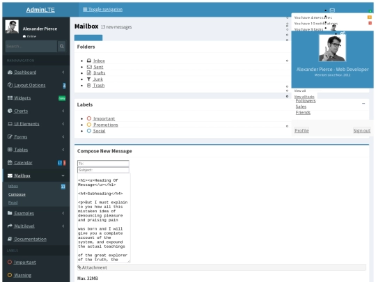MiPyMes control/PerfilCanvas/pages/mailbox/compose screenshot