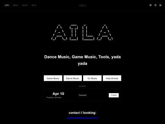 Website screenshot