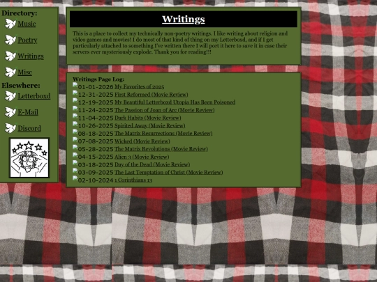writings screenshot