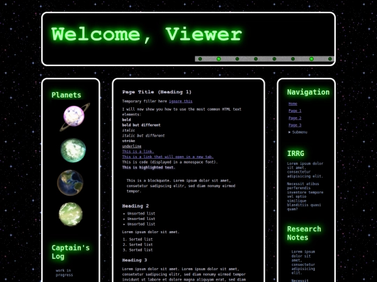 index screenshot
