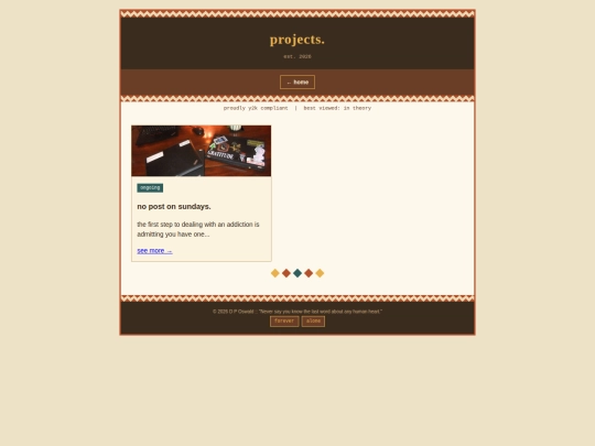 projects screenshot