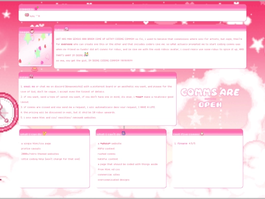 comms screenshot