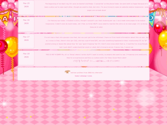 diary screenshot