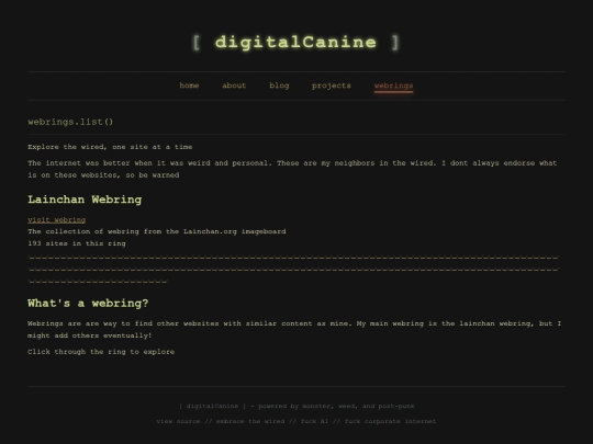 webrings screenshot