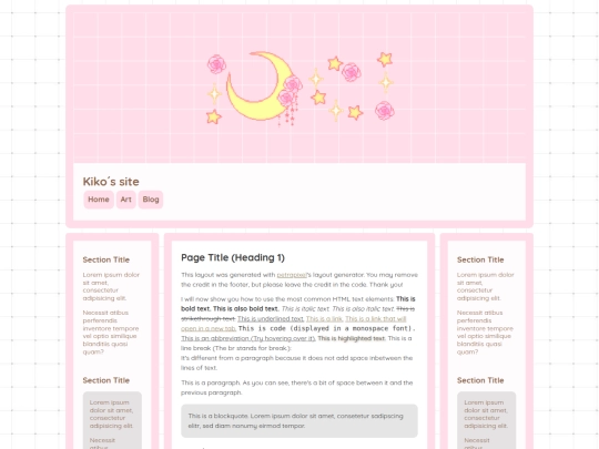 Website screenshot