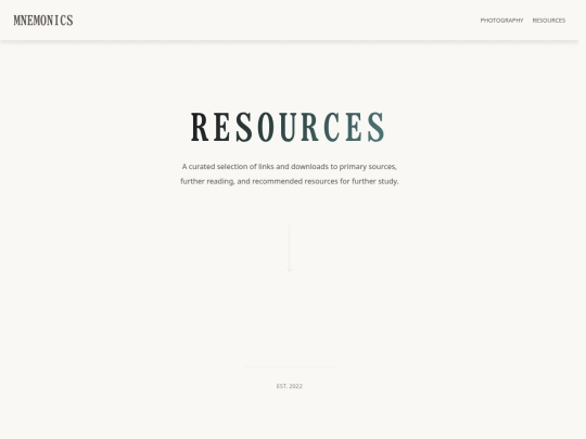 resources screenshot