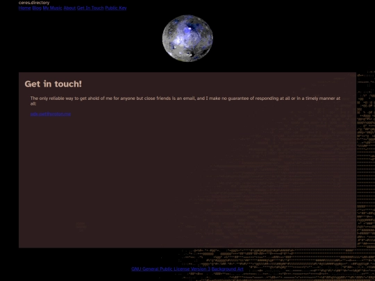 contact screenshot