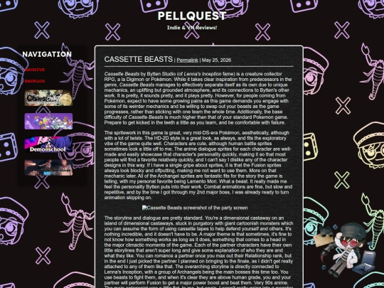 reviews/cassettebeasts screenshot