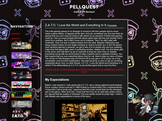 reviews/zato screenshot