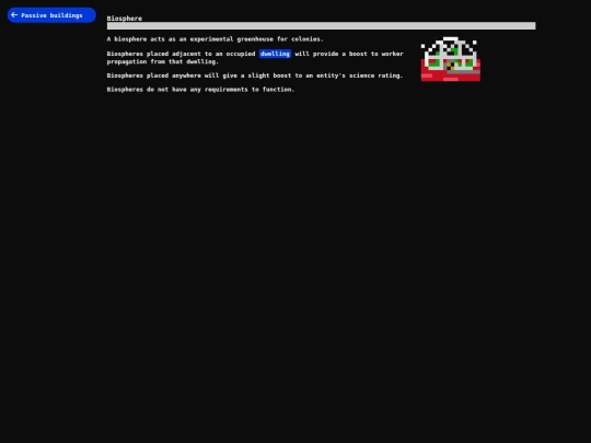 database/biosphere screenshot