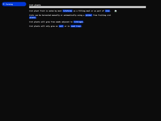 database/crot_plants screenshot