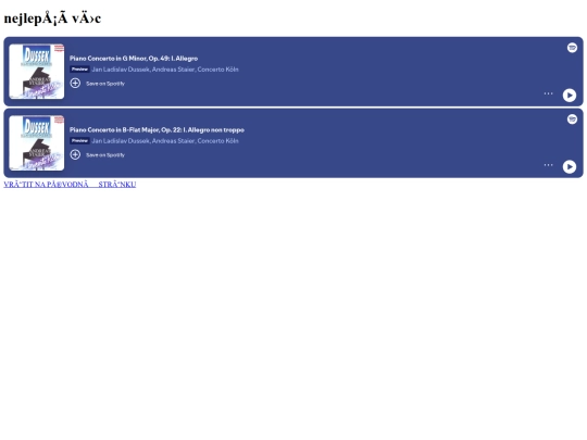 hudba screenshot
