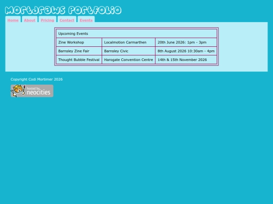 EVENTS screenshot