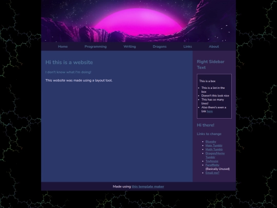 Website screenshot