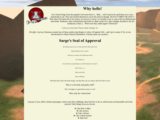 Website screenshot
