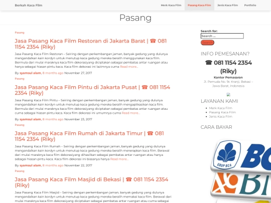category/pasang screenshot