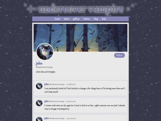 miniblog screenshot