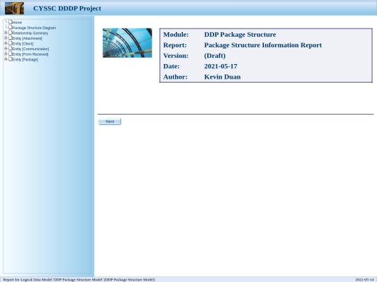Report screenshot