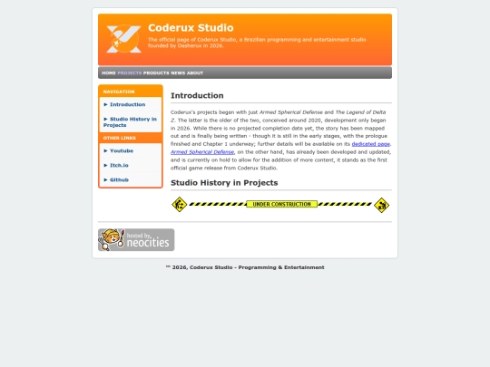projects screenshot