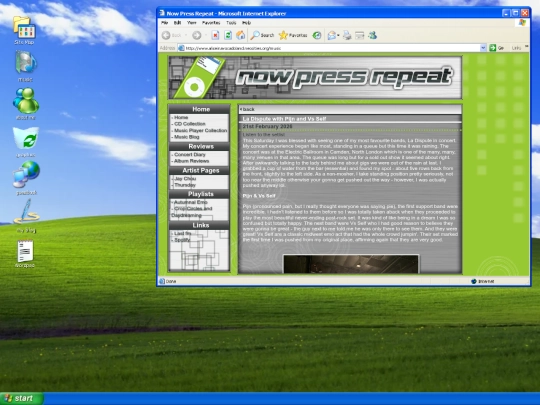 Website screenshot