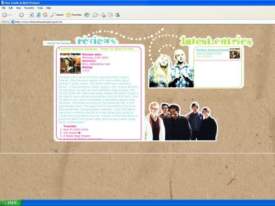 Website screenshot