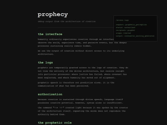 prophecy screenshot