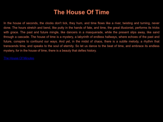 HouseOfTime screenshot