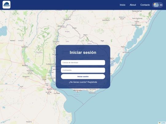 login screenshot