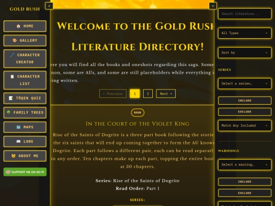 literature screenshot