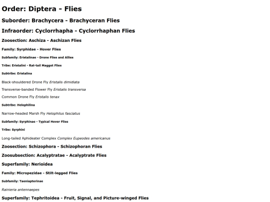 Diptera screenshot