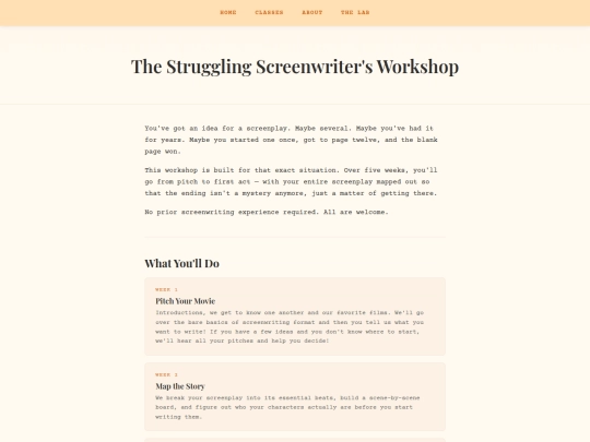 screenwriter screenshot