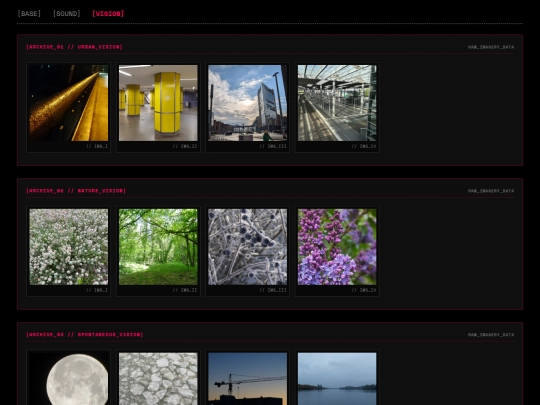 vision screenshot