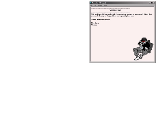 weedposting screenshot