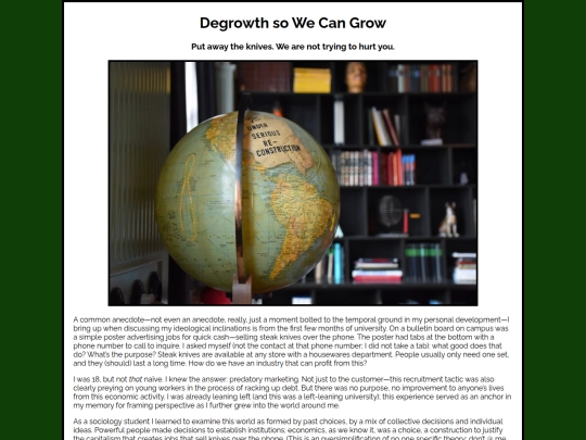degrowth screenshot